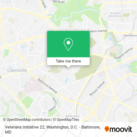 Veterans Initiative 22 map