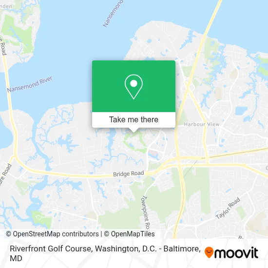 Riverfront Golf Course map
