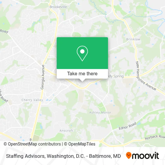 Staffing Advisors map