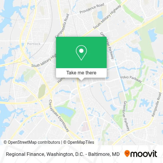 Regional Finance map