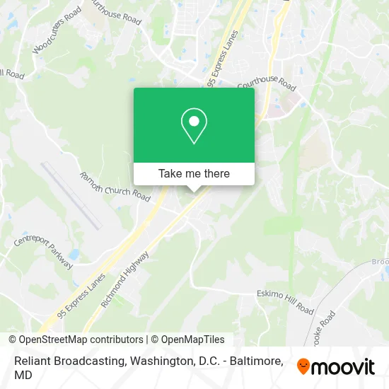 Reliant Broadcasting map