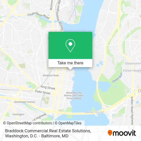 Braddock Commercial Real Estate Solutions map