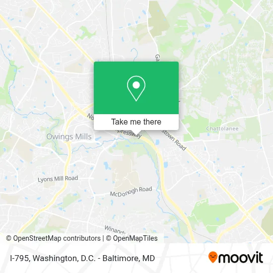I-795 map