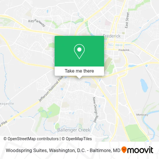 Woodspring Suites map