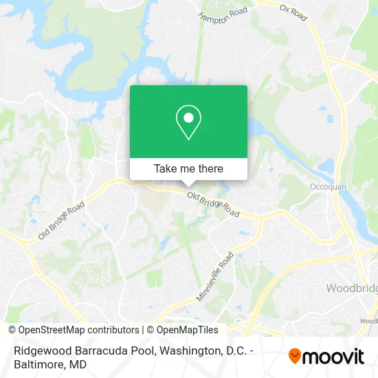 Ridgewood Barracuda Pool map