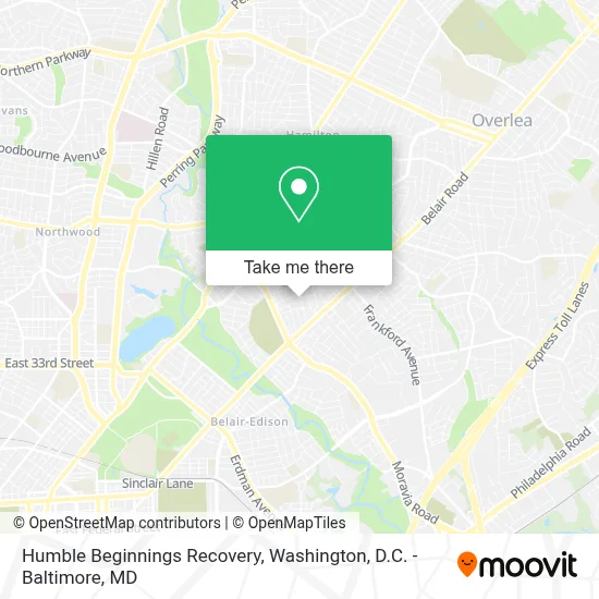 Humble Beginnings Recovery map