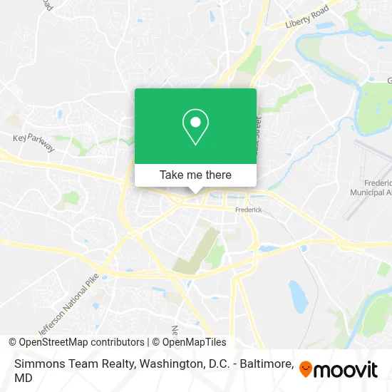 Simmons Team Realty map