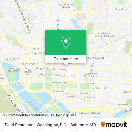 Pearl Restaurant map