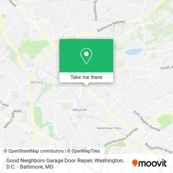 Good Neighbors Garage Door Repair map
