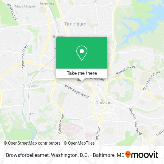 Browsforbelleamet map