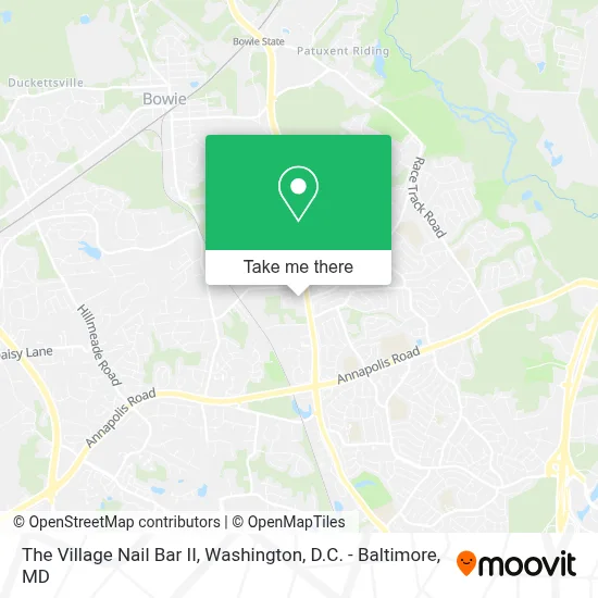 The Village Nail Bar II map