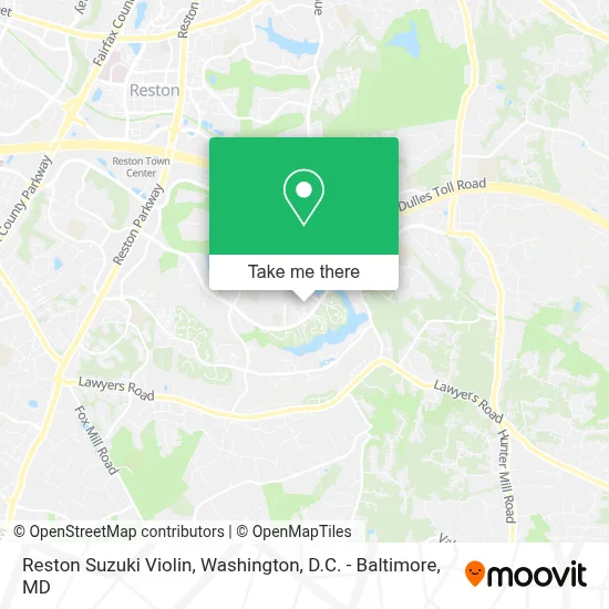 Reston Suzuki Violin map