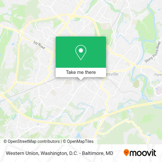 Western Union map