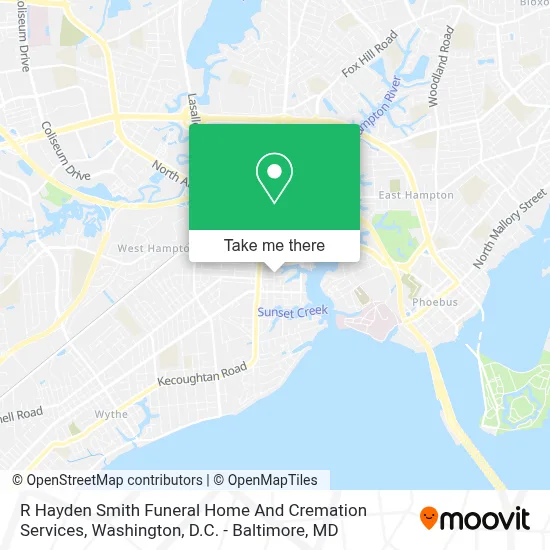 R Hayden Smith Funeral Home And Cremation Services map