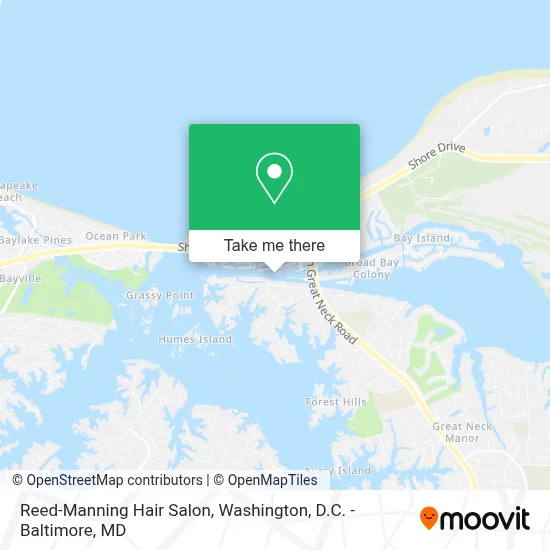 Reed-Manning Hair Salon map