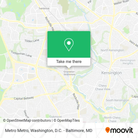Metro Metro map