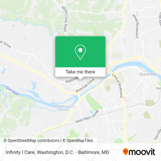 Infinity I Care map