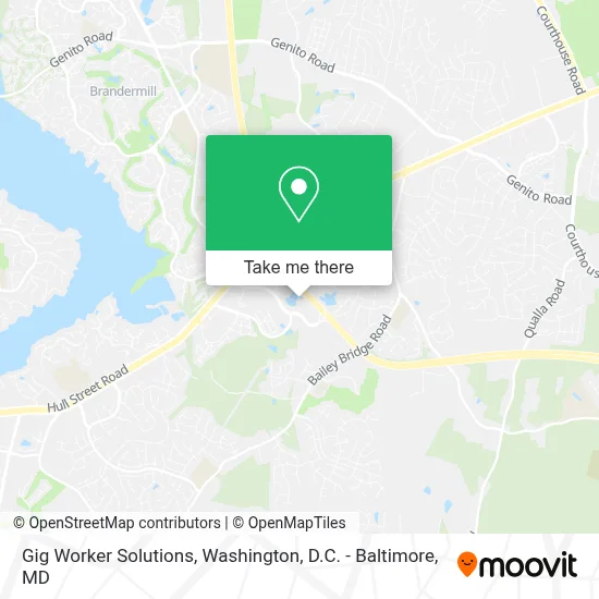 Gig Worker Solutions map