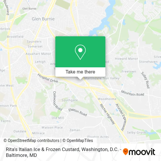 Rita's Italian Ice & Frozen Custard map