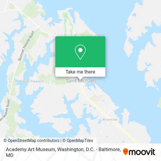 Academy Art Museum map
