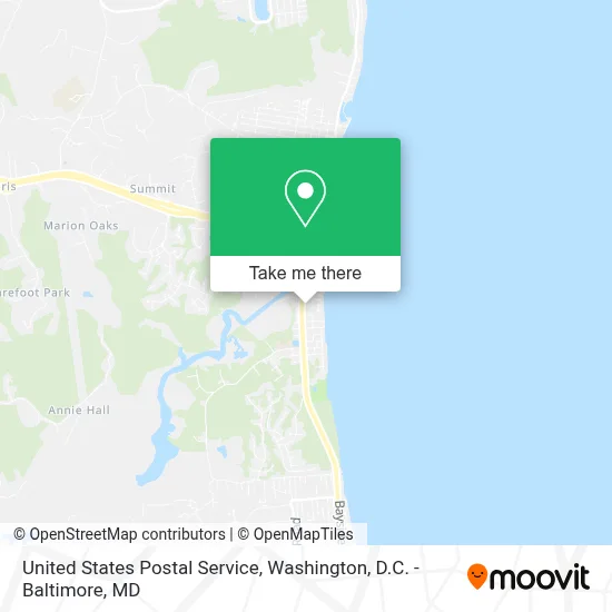 United States Postal Service map
