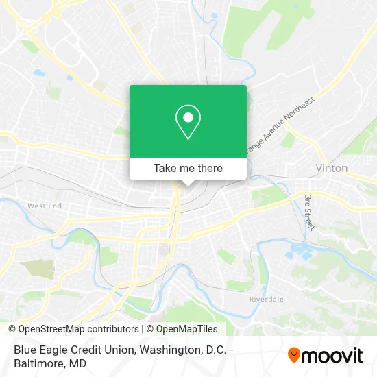 Blue Eagle Credit Union map