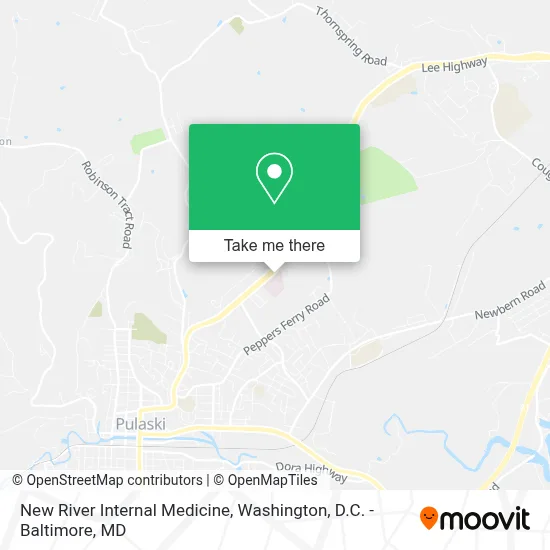 New River Internal Medicine map