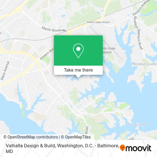 Valhalla Design & Build map