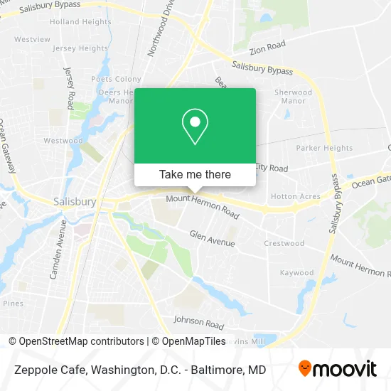 Zeppole Cafe map