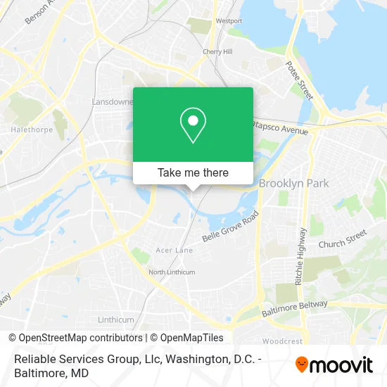 Reliable Services Group, Llc map