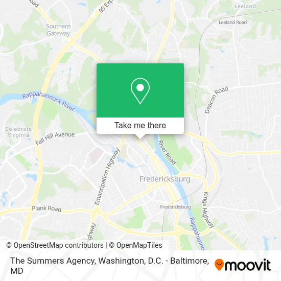 The Summers Agency map