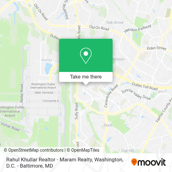 Rahul Khullar Realtor - Maram Realty map