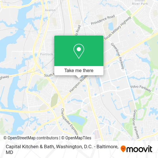Capital Kitchen & Bath map