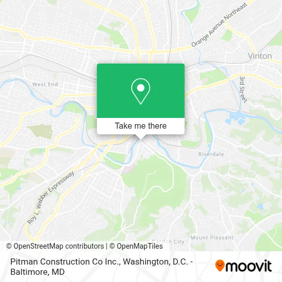 Pitman Construction Co Inc. map