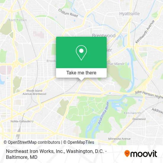 Northeast Iron Works, Inc. map
