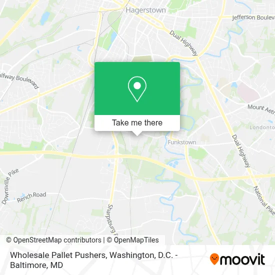 Wholesale Pallet Pushers map
