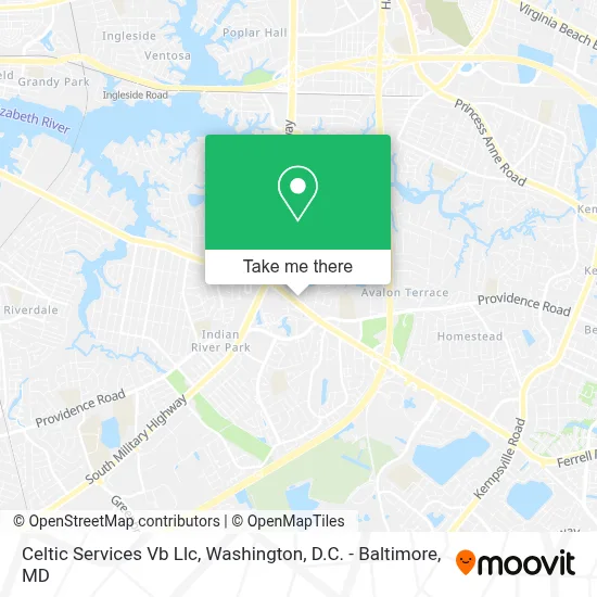 Celtic Services Vb Llc map