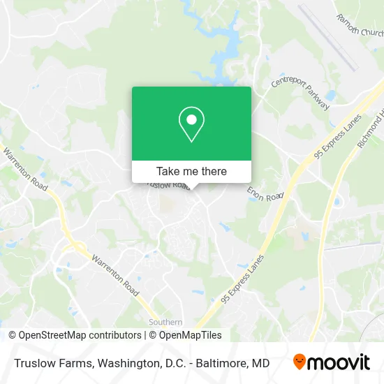 Truslow Farms map