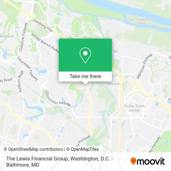 The Lewis Financial Group map
