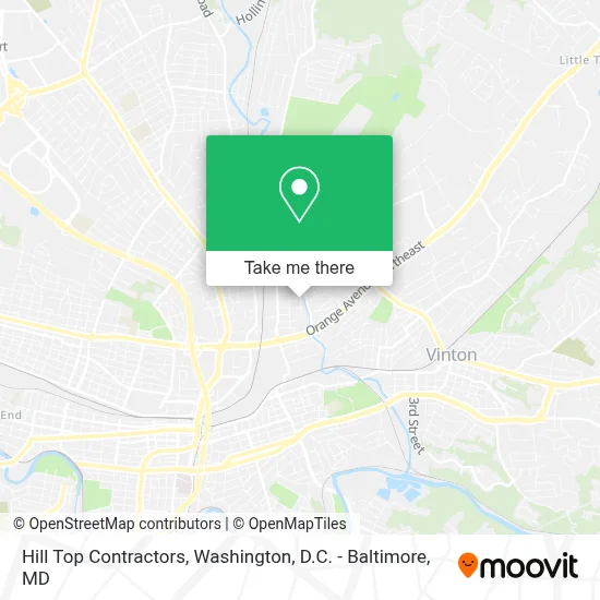 Hill Top Contractors map