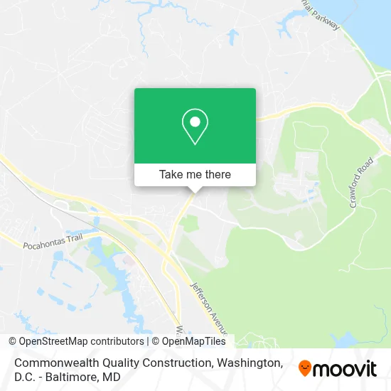 Commonwealth Quality Construction map