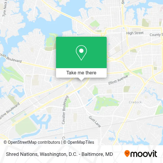 Shred Nations map