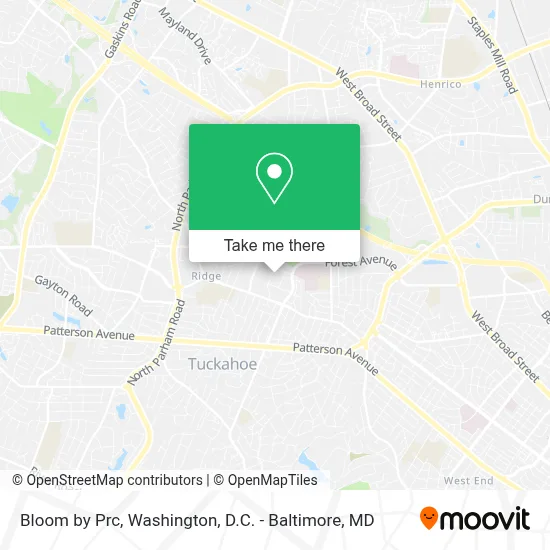 Bloom by Prc map