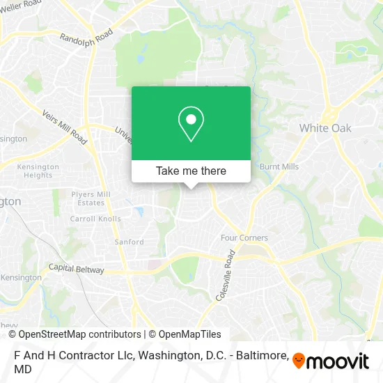F And H Contractor Llc map