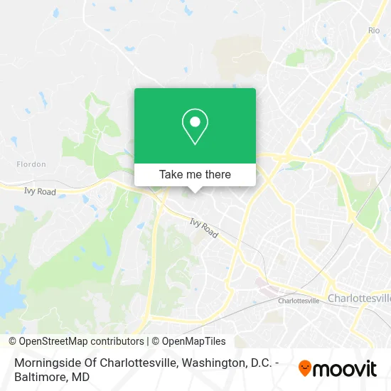 Morningside Of Charlottesville map