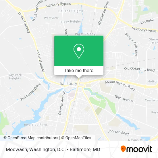 Modwash map