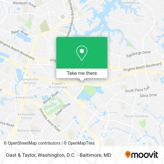 Oast & Taylor map