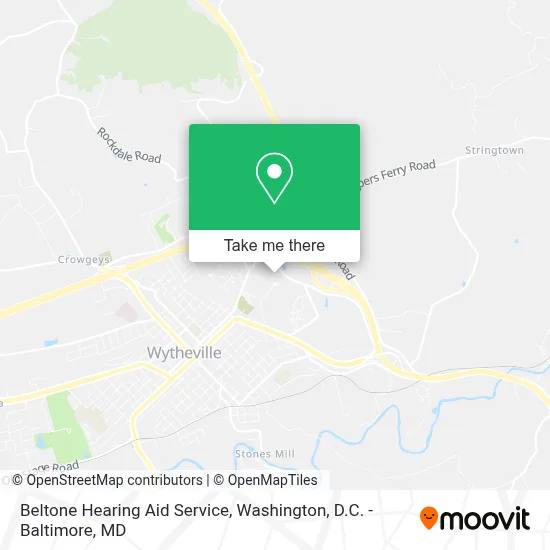 Beltone Hearing Aid Service map