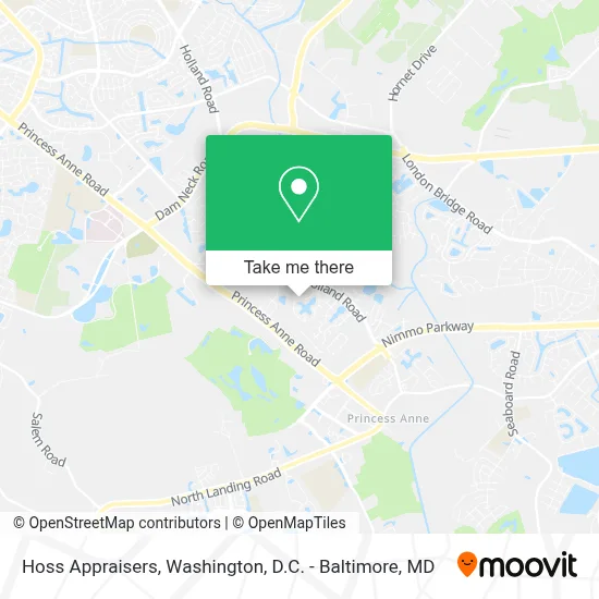 Hoss Appraisers map