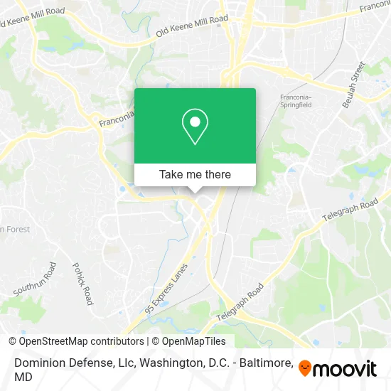 Dominion Defense, Llc map